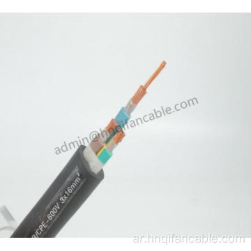 كابل معزول المطاط 4 × 1.5mm2